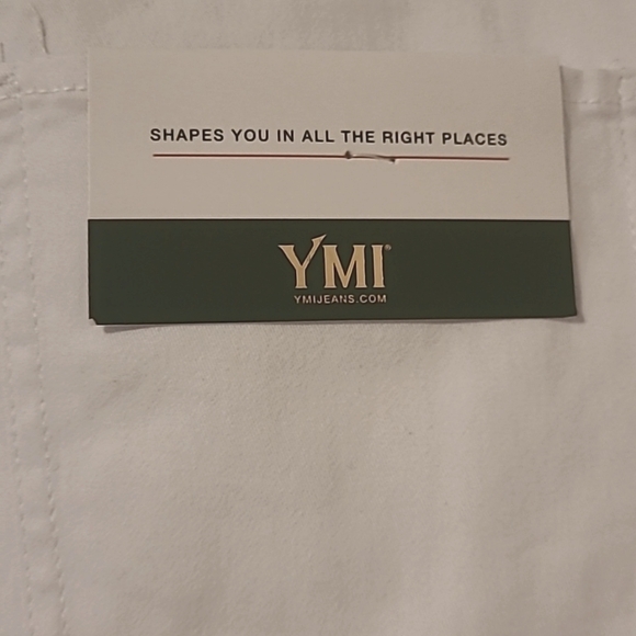 YMI High Rise Flare White Jeans - Picture 5 of 7